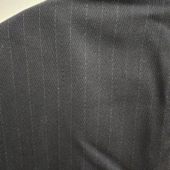 Ralph Lauren Black Striped Three Button Sport Coat Blazer Suit Jacket Size 44L - Picture 12 of 12
